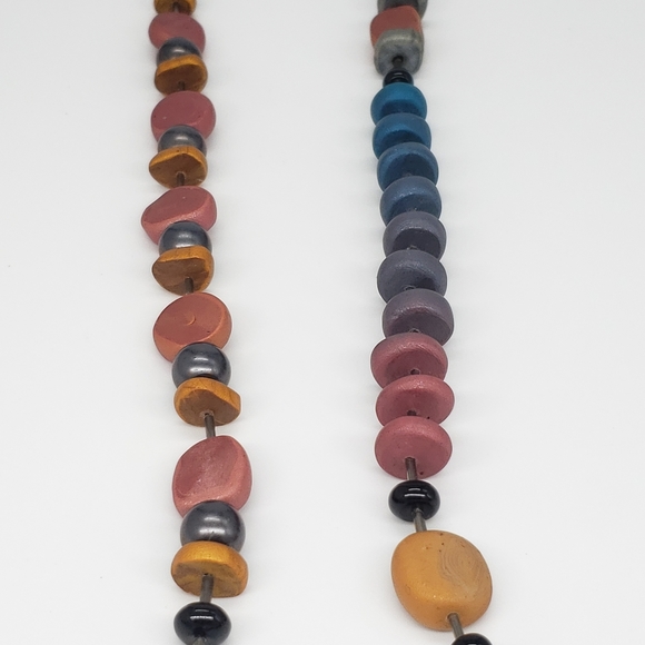 Handmade Polymer Bead Necklace - Picture 3 of 9